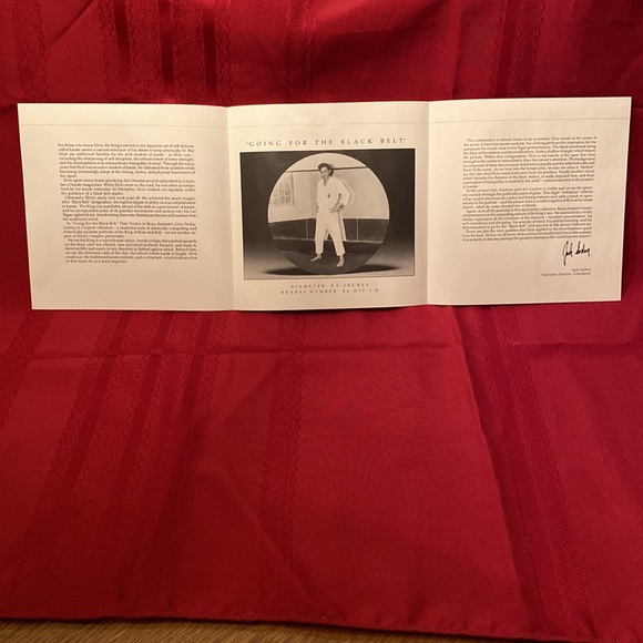 Elvis Presley: Looking at a Legend Delphi Collector Plate - 8 1/2” - Picture 4 of 7